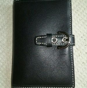 Coach Soho Leather Jotter/Notepad w/pen